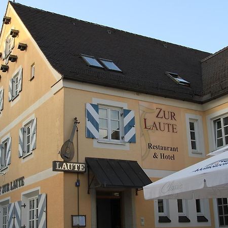 Hotel Garni Zur Laute Mindelheim Exteriör bild