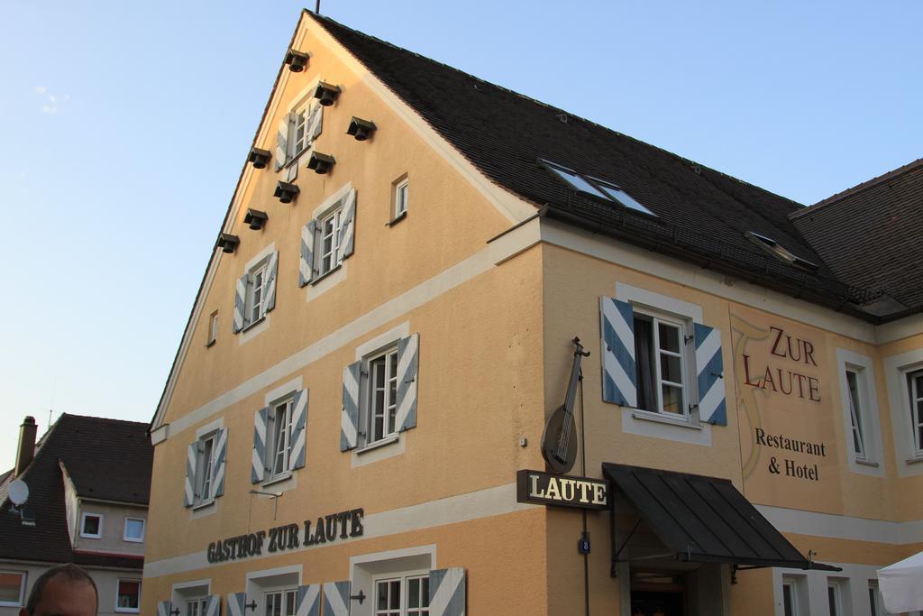 Hotel Garni Zur Laute Mindelheim Exteriör bild