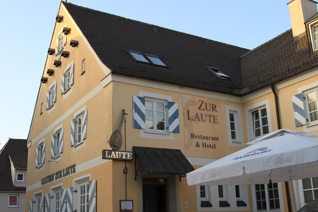 Hotel Garni Zur Laute Mindelheim Exteriör bild